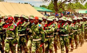 les FARDC renforcent la sécurité avec une marche de dissuasion