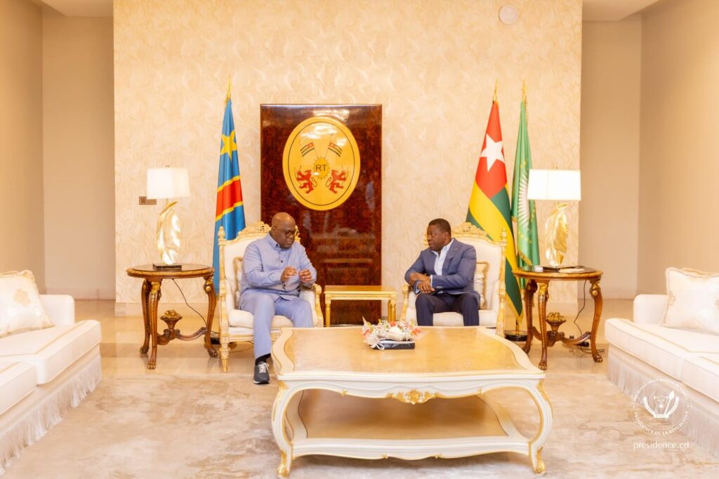 RDC-M23: Félix Tshisekedi en mission diplomatique au Togo Félix Tshisekedi en mission diplomatique au Togo