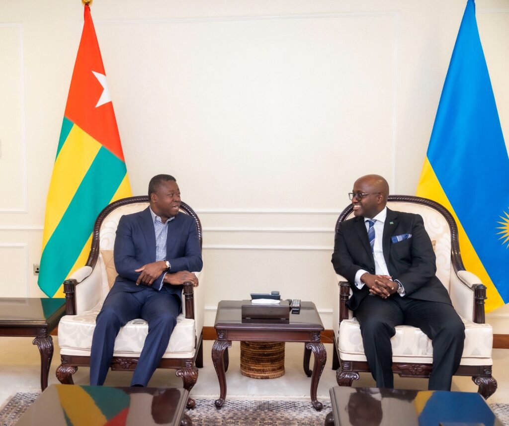 Faure Gnassingbé en visite à Kigali dans le cadre de la médiation régionale