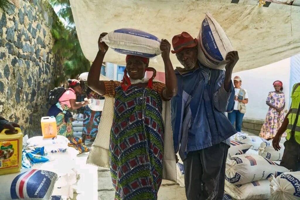 ABCOM clôture la deuxième phase de distribution de vivres à Kitshanga