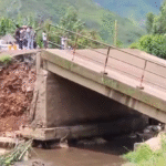 effondrement du pont Buganga, le gouverneur Busu Bwa Ngwi évalue les dégâts