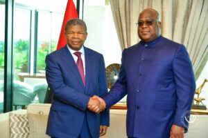 Luanda : Tshisekedi et Gnassingbé reçus par Lourenço pour des consultations sur la paix en RDC Tshisekedi et Gnassingbé reçus par Lourenço pour des consultations sur la paix en RDC