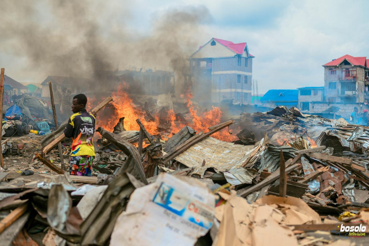 Kinshasa : Tensions à Pakadjuma après la démolition des constructions anarchiques Tensions à Pakadjuma après la démolition des constructions anarchiques