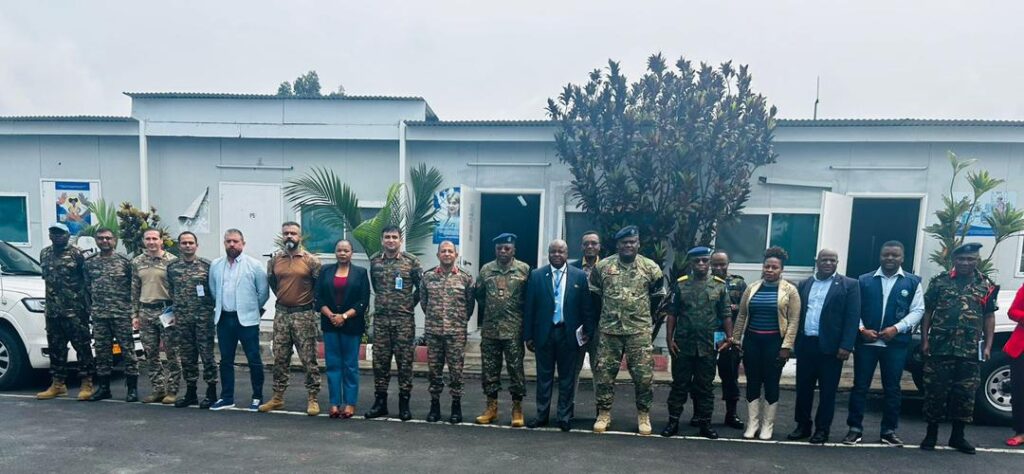 le commandant du mécanisme conjoint de vérification en visite à Goma