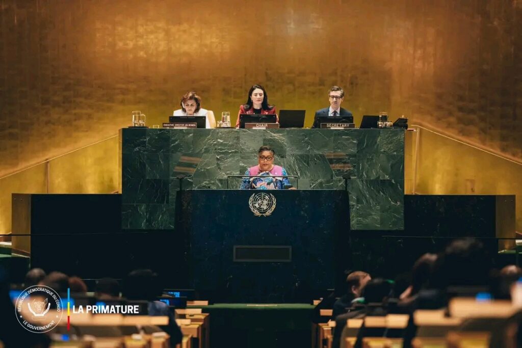 Judith Suminwa plaide pour la protection des femmes en zones de conflit