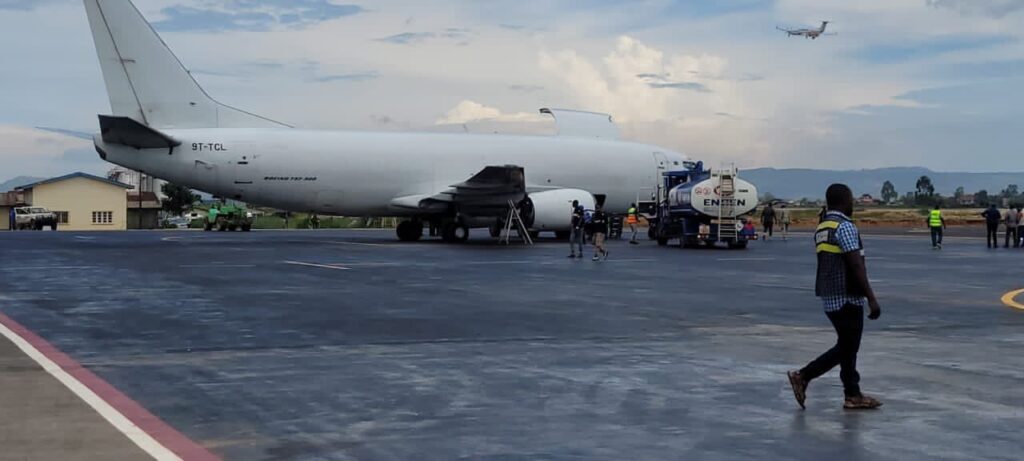 l’aéroport de Bunia accueille ses premiers Boeing 737