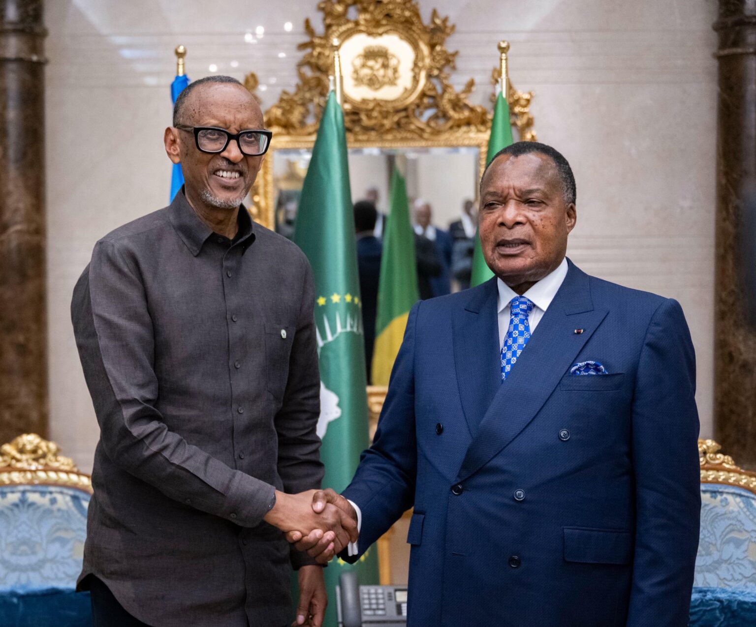 Le président rwandais Paul Kagame est arrivé à Brazzaville