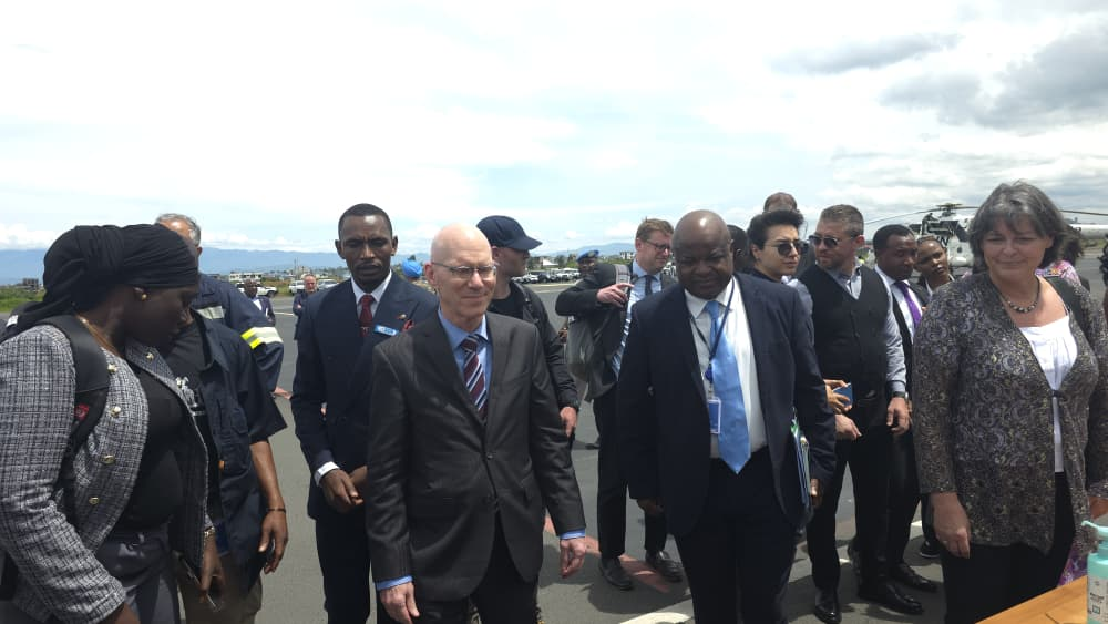 Le chef de la MONUSCO, James Swan, est arrivé ce vendredi 24 avril 2026 dans la ville de Goma