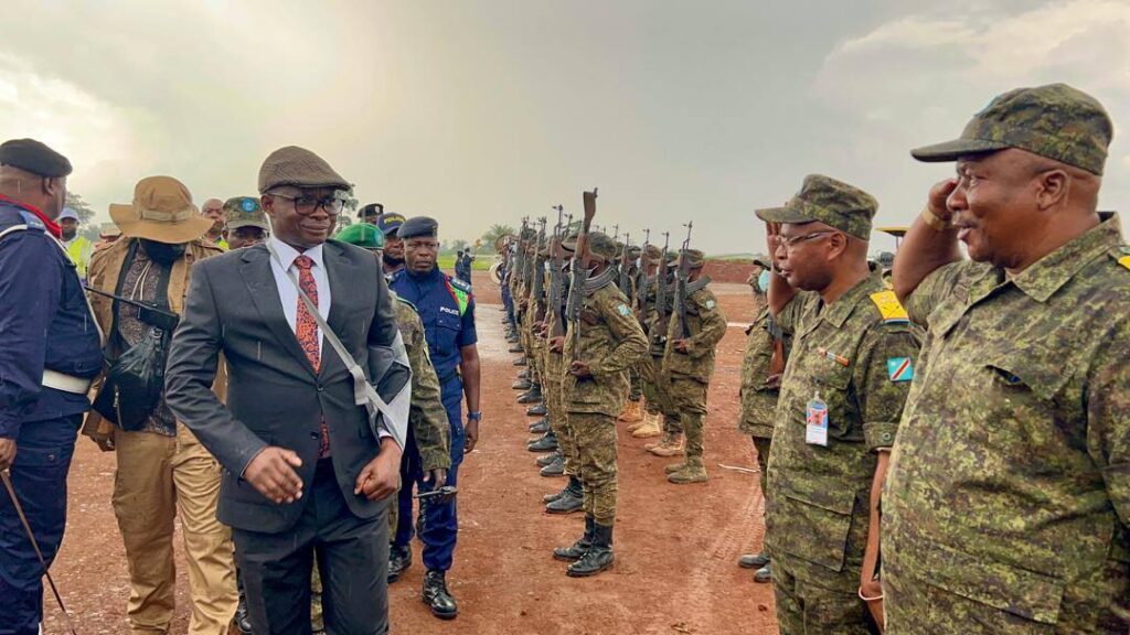 Le gouverneur militaire du Nord-Kivu sous le regime de Kinshasa, le général-major Somo Kakule Evariste, est arrivé ce jeudi dans la ville de Beni
