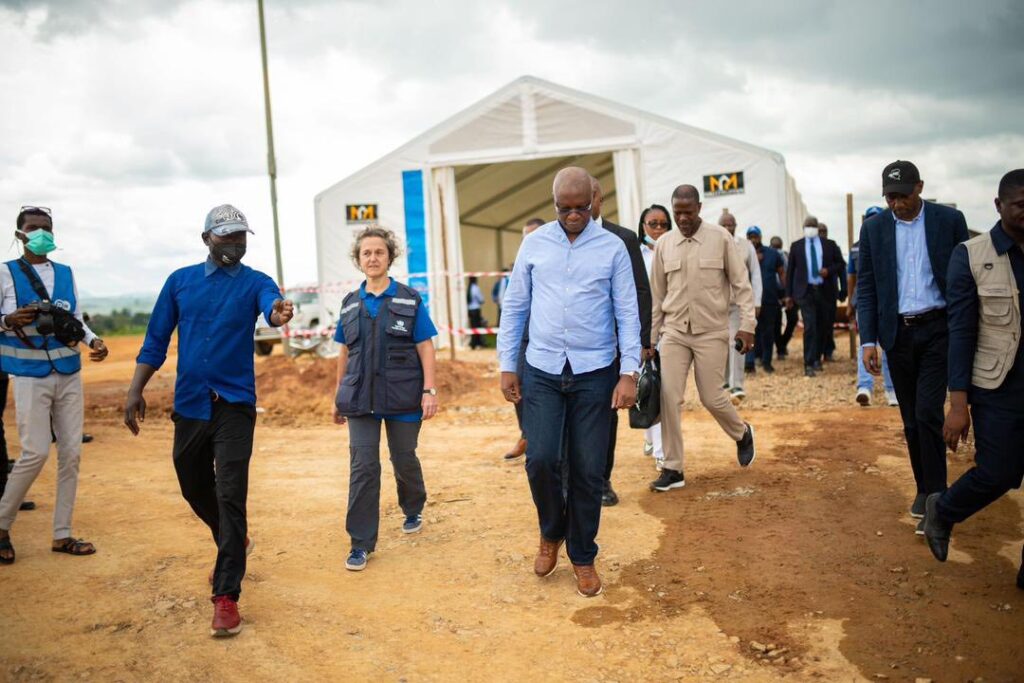 Le docteur Samuel Roger Kamba, ministre national de la Santé, Hygiène et Prévoyance sociale, est arrivé dimanche 18 mai 2026 à Bunia