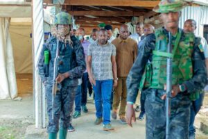 Nord-Kivu : le gouverneur visite l’ancien centre de traitement d’Ebola de Munigi en cours de réhabilitation le gouverneur visite l’ancien centre de traitement d’Ebola de Munigi en cours de réhabilitation