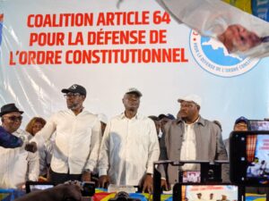 RDC : la Coalition Article 64 dénonce un « coup d’État constitutionnel » la Coalition Article 64 dénonce un « coup d’État constitutionnel »