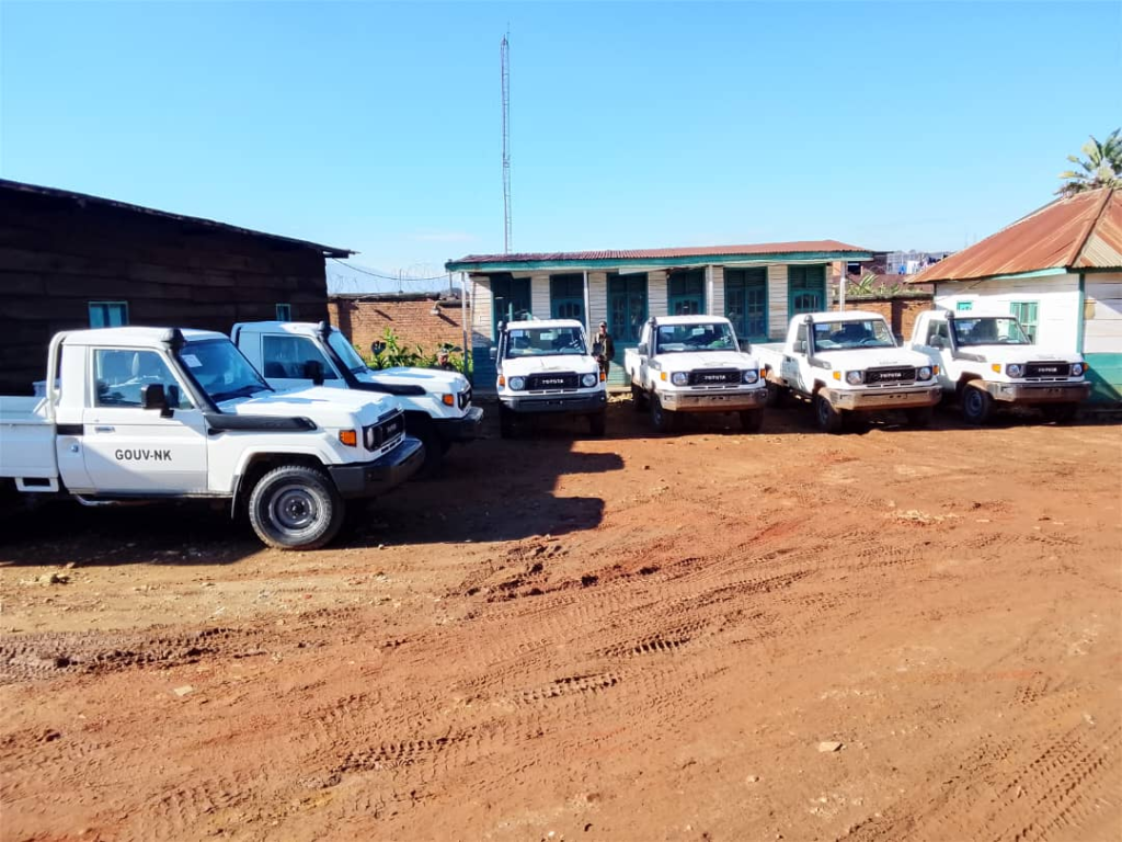 RDC : le gouvernement dote Butembo de six véhicules 4×4 pour renforcer la sécurité le gouvernement dote Butembo de six véhicules 4x4 pour renforcer la sécurité