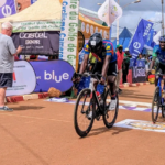 Le cycliste international congolais Joël Kyaviro, engagé au Tour cycliste international du Cameroun avec la sélection nationale de la RDC