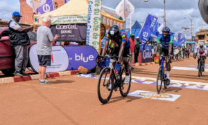 Le cycliste international congolais Joël Kyaviro, engagé au Tour cycliste international du Cameroun avec la sélection nationale de la RDC