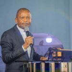 L'archevêque Ejiba Yamapia, président de la Plateforme des confessions religieuses et des Églises du Réveil en RDC