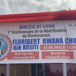 l’Église catholique commémore le premier anniversaire de la béatification de Floribert Bwana Chui