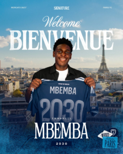 Emmanuel Mbemba signe son premier contrat pro au Paris FC
