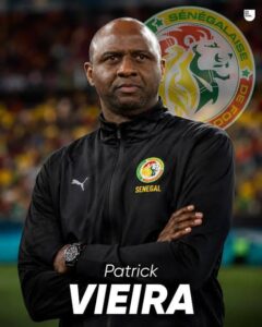Patrick Vieira en passe de devenir le nouveau sélectionneur des Lions de la Teranga