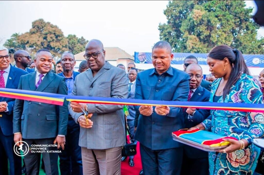 le Président Félix Tshisekedi inaugure le nouveau palais de justice de Lubumbashi