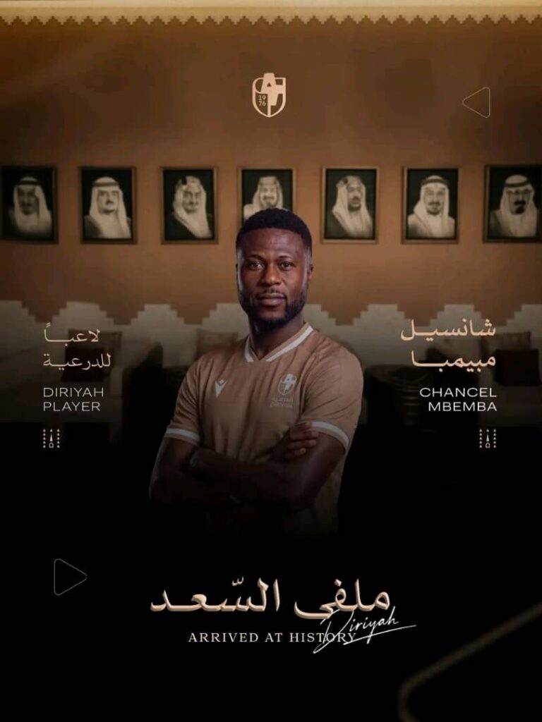 Arabie saoudite : Chancel Mbemba signe à Al-Diriyah chancel mbemba