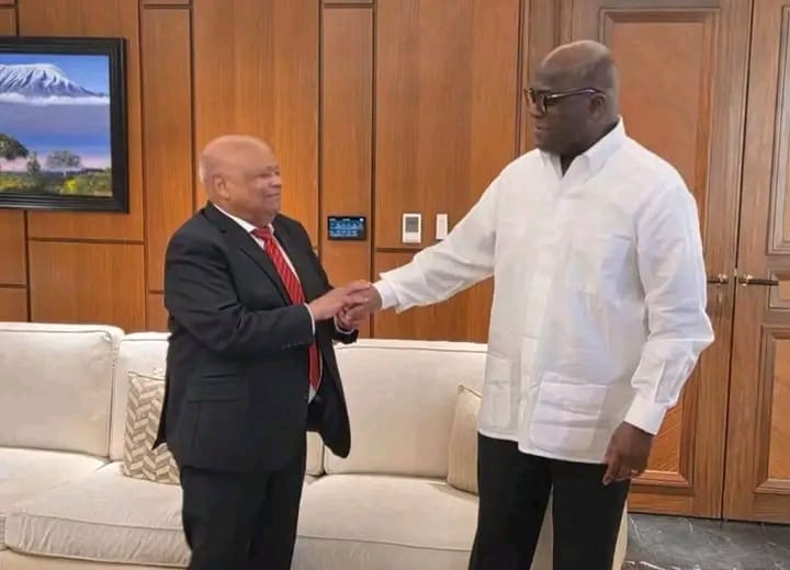 RDC : Tshisekedi reçoit Raphaël Katebe après ses consultations au Grand Katanga Tshisekedi reçoit Raphaël Katebe après ses consultations au Grand Katanga