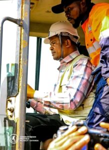 Lubumbashi : Martin Kazembe Shula accélère le suivi des chantiers routiers Martin Kazembe Shula accélère le suivi des chantiers routiers