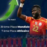 la RDC grimpent à la 39ᵉ place mondiale