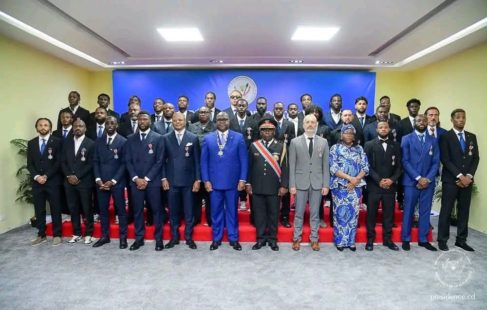 RDC : les Léopards élevés au rang de Chevaliers de l’Ordre national les Léopards élevés au rang de Chevaliers de l’Ordre national
