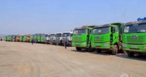 Lualaba : plusieurs camions de cuivre et de cobalt immobilisés à Musompo plusieurs camions de cuivre et de cobalt immobilisés à Musompo