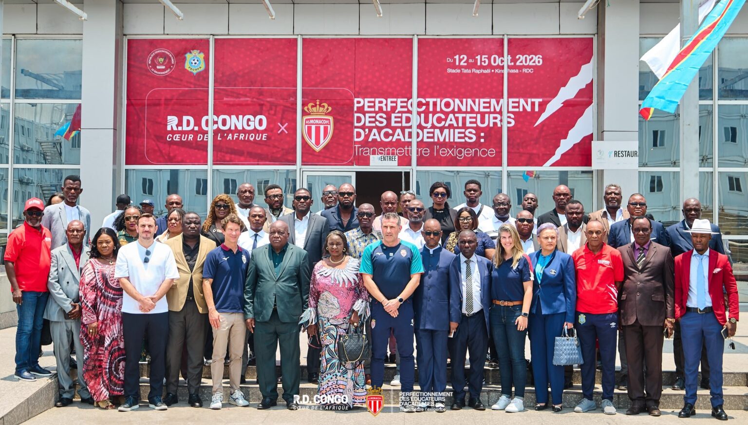 Kinshasa : l’AS Monaco forme plus de 80 cadres du football congolais l’AS Monaco forme plus de 80 cadres du football congolais