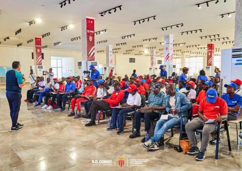 l’AS Monaco forme plus de 80 cadres du football congolais