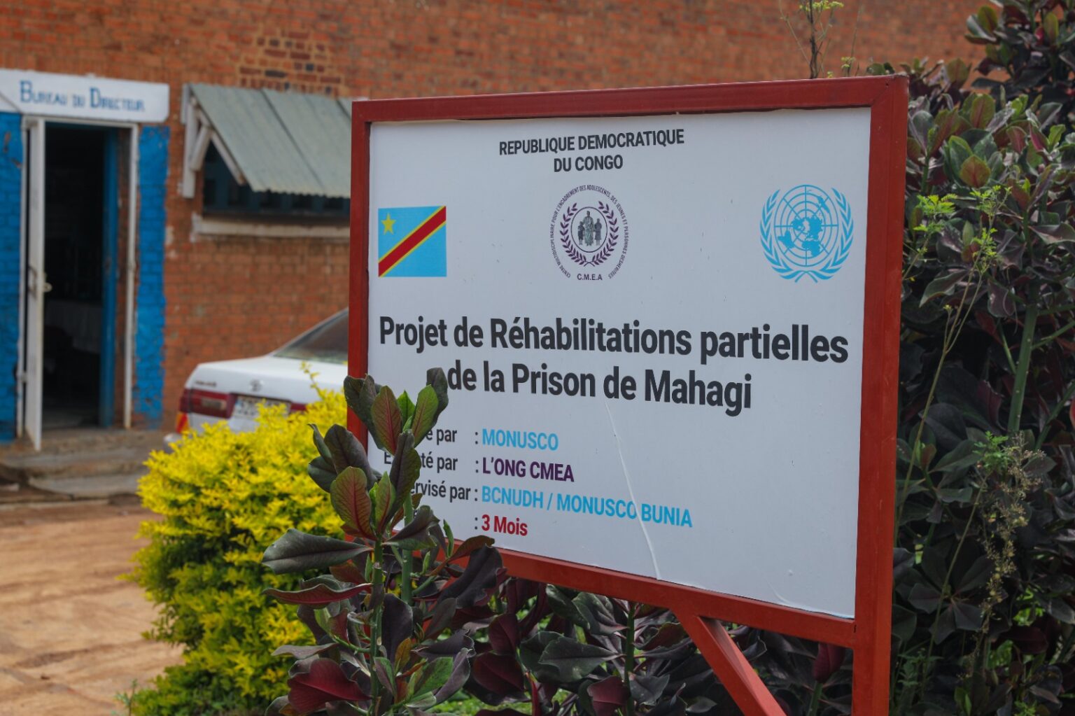 la MONUSCO réhabilite la prison centrale