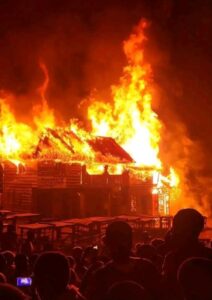Masisi : un incendie ravage une dizaine de maisons à Mweso un incendie ravage une dizaine de maisons à Mweso