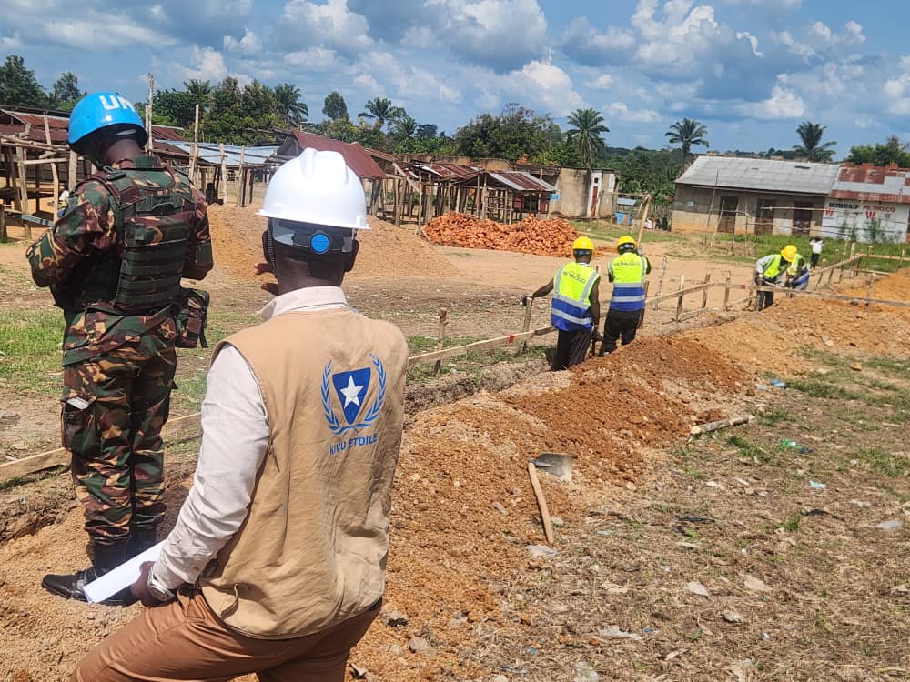 Beni : la MONUSCO lance la construction du marché de Mayi-Moya