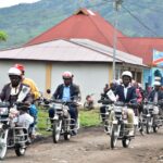 la MONUSCO remet 16 motos aux autorités locales