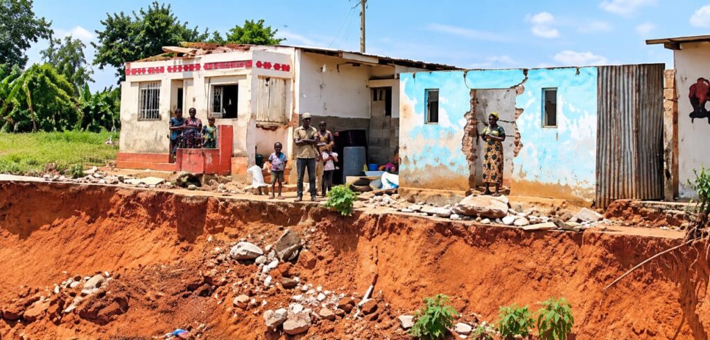 Lualaba : trois morts dans une érosion à Kibwiza trois morts dans une érosion à Kibwiza