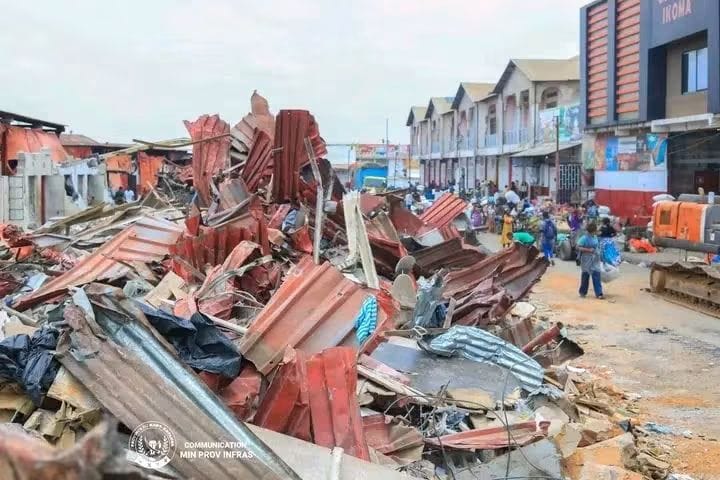 Lubumbashi : le marché M’Zee rasé pour faire place à un nouveau marché Le marché M’Zee rasé pour faire place à un nouveau marché