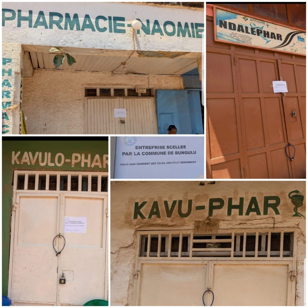 plusieurs pharmacies scellées pour non-paiement de la taxe annuelle